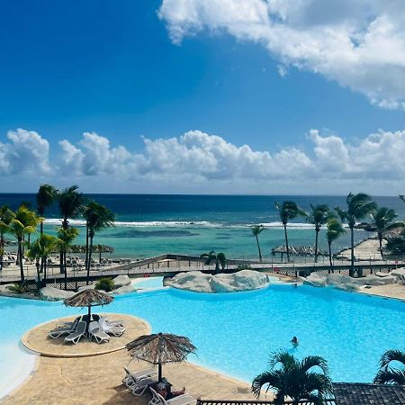 Studio balcon vue mer Ti punch kaz Manganao, piscine et plage Saint-Francois  Eksteriør bilde