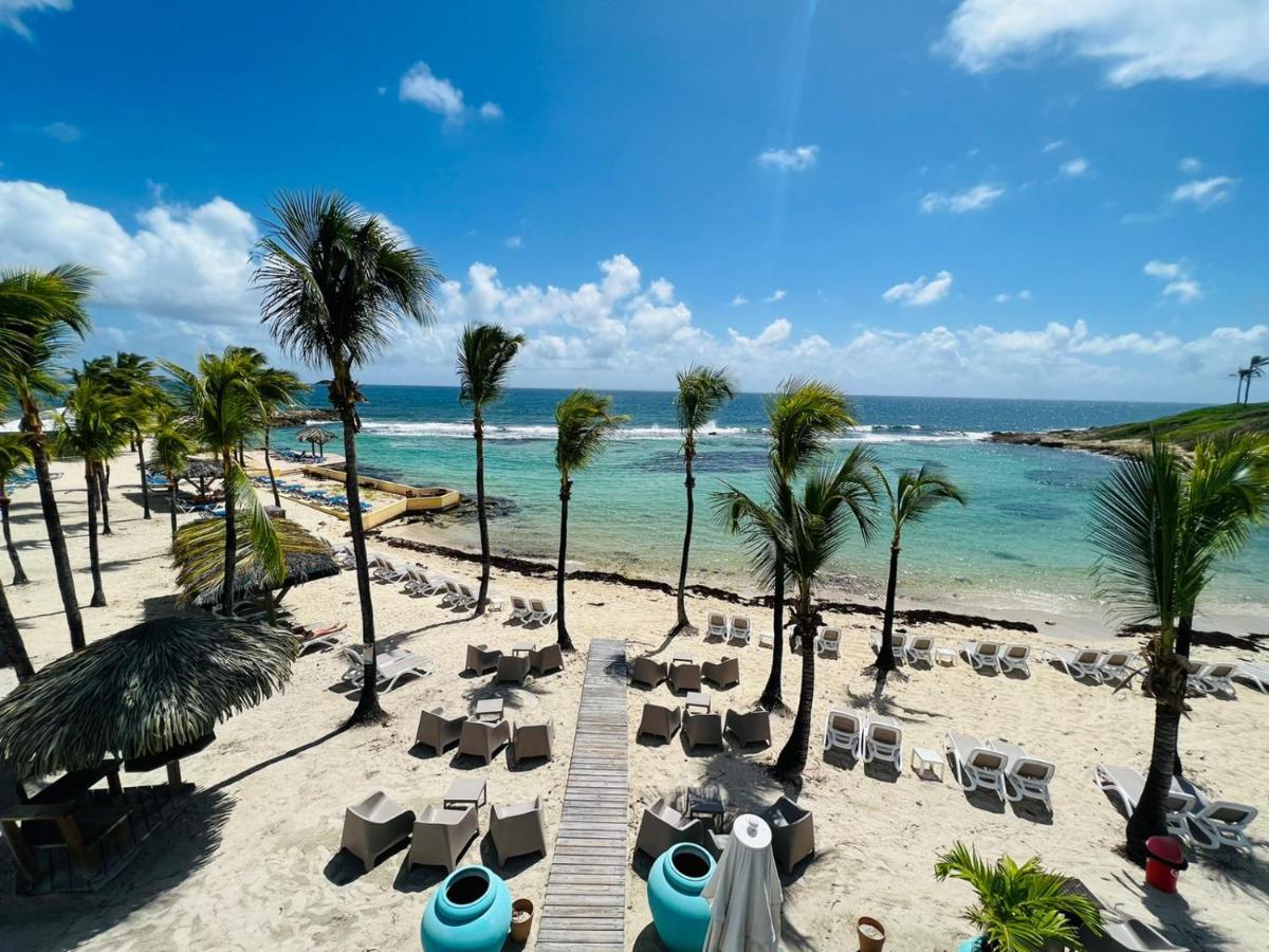 Studio balcon vue mer Ti punch kaz Manganao, piscine et plage Saint-Francois  Eksteriør bilde